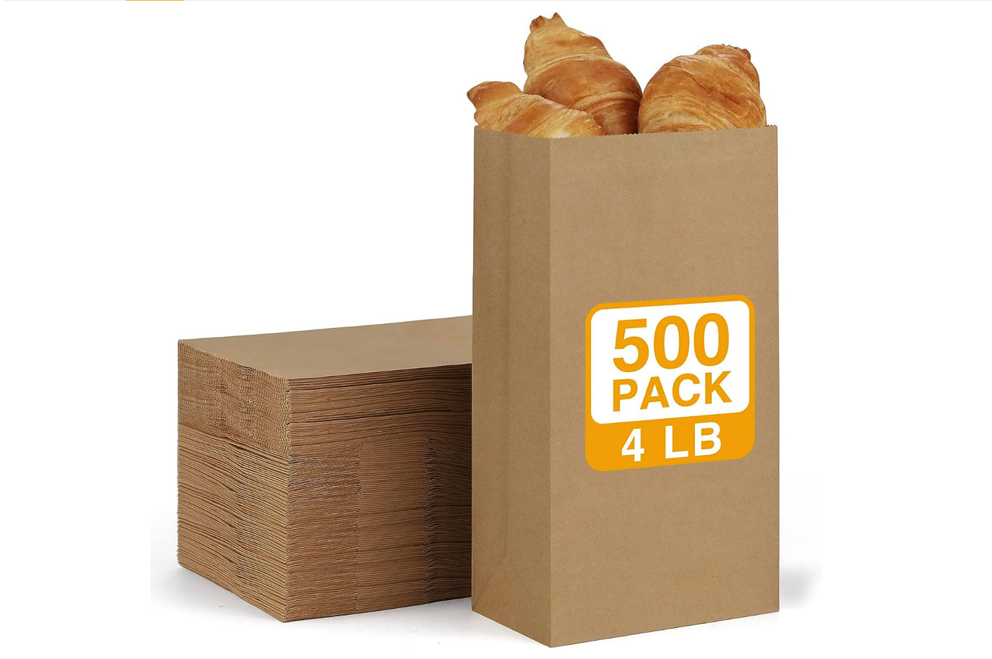 Kraft paper bags- 500 count